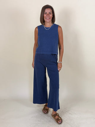 [Z Supply] Sloane Jersey Denim Muscle Tank