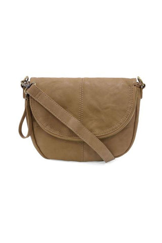 Helene Small Saddle Crossbody - Camel