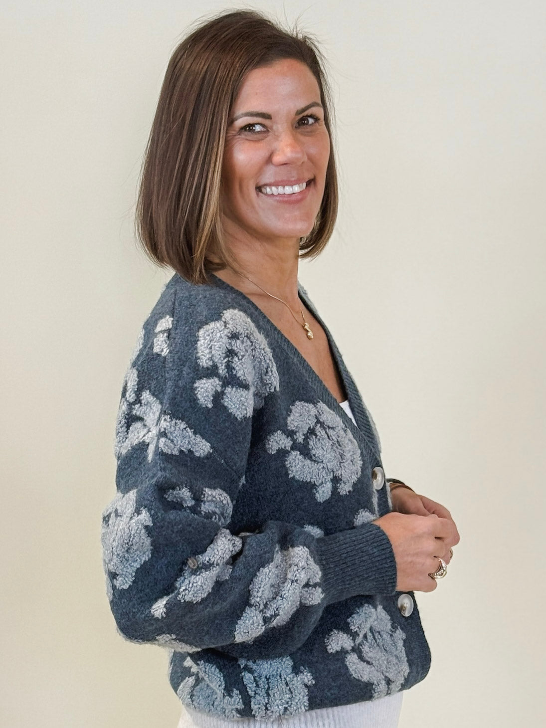 Jenna Floral Cardigan