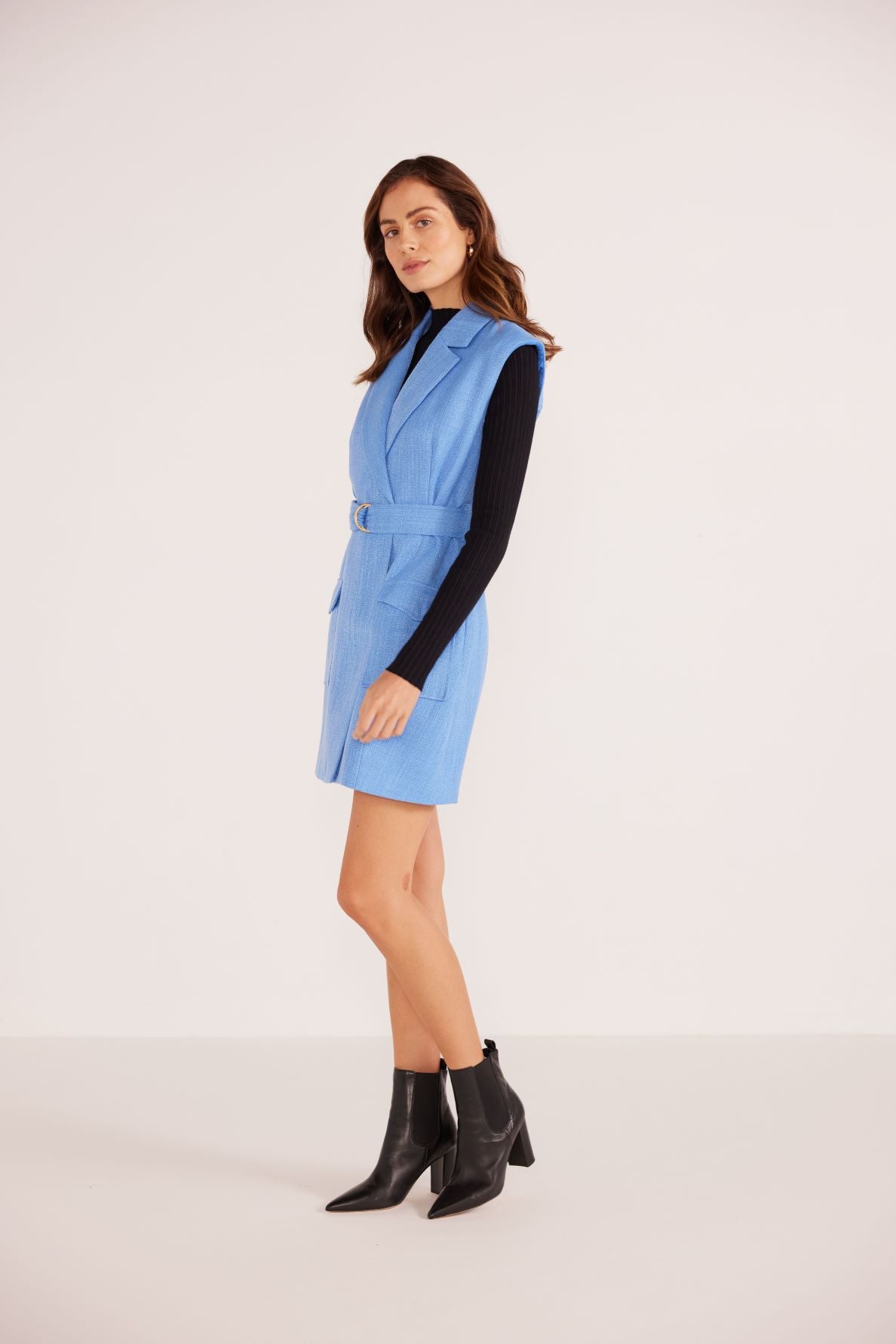 Lucy Belted Blazer Mini Dress