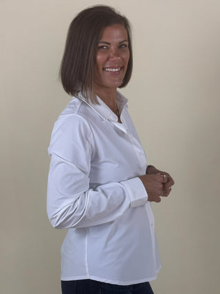 [Liverpool] Perry Pleated Sleeve Button Front Shirt
