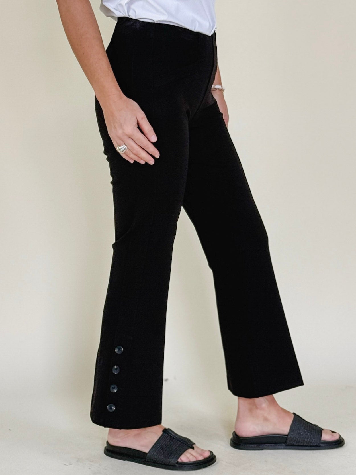 [Liverpool] Stella Pull-On Kick Flare Pants, 27" Inseam