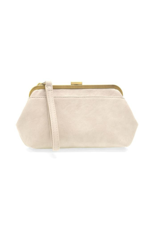 Vivie Frame Convertible Crossbody/Wristlet - Eggshell