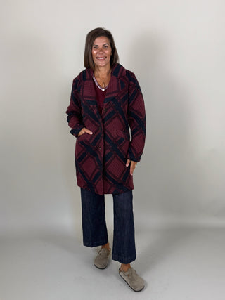 Bonnie Boucle Knit Long Jacket