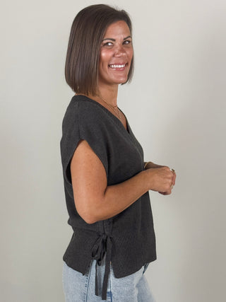 [Liverpool] Dollie Side Tie Dolman Sleeve Sweater
