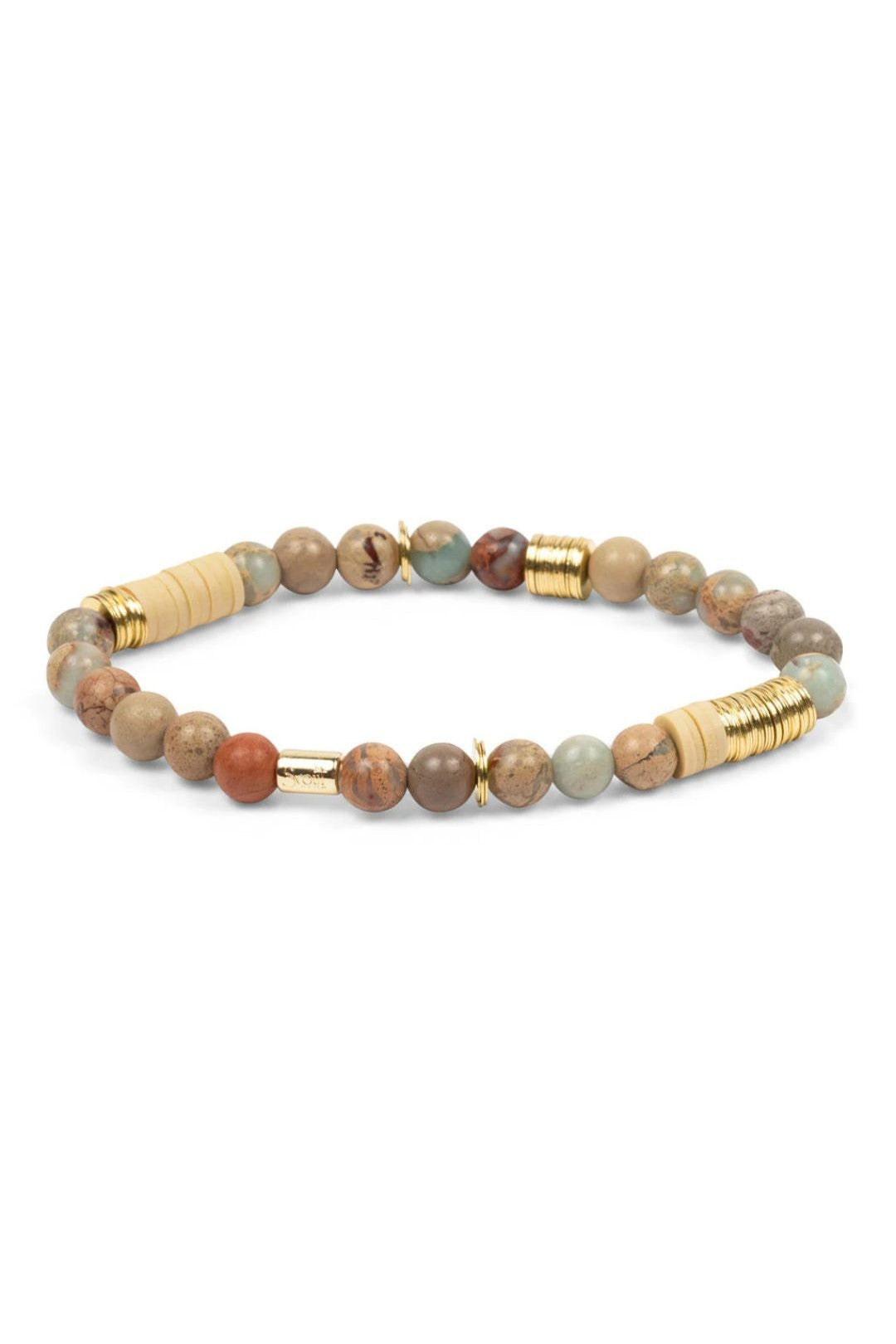 Intermix Stone Stacking Bracelet - Aqua Terra