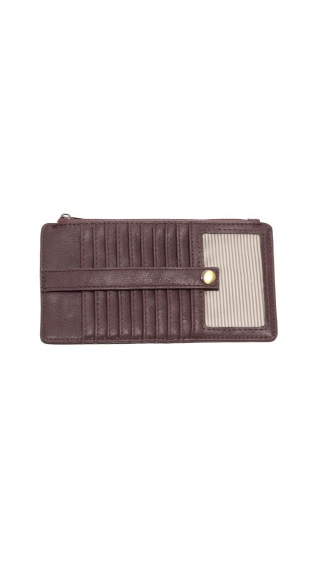 Kara Mini Wallet - Dark Plum