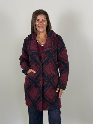 Bonnie Boucle Knit Long Jacket