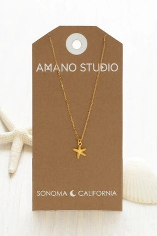 Tiny Starfish Necklace