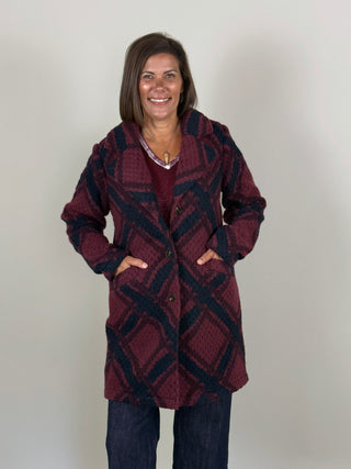 Bonnie Boucle Knit Long Jacket