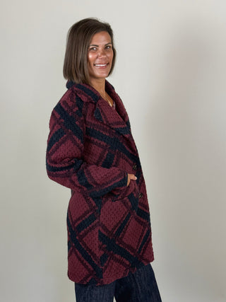 Bonnie Boucle Knit Long Jacket