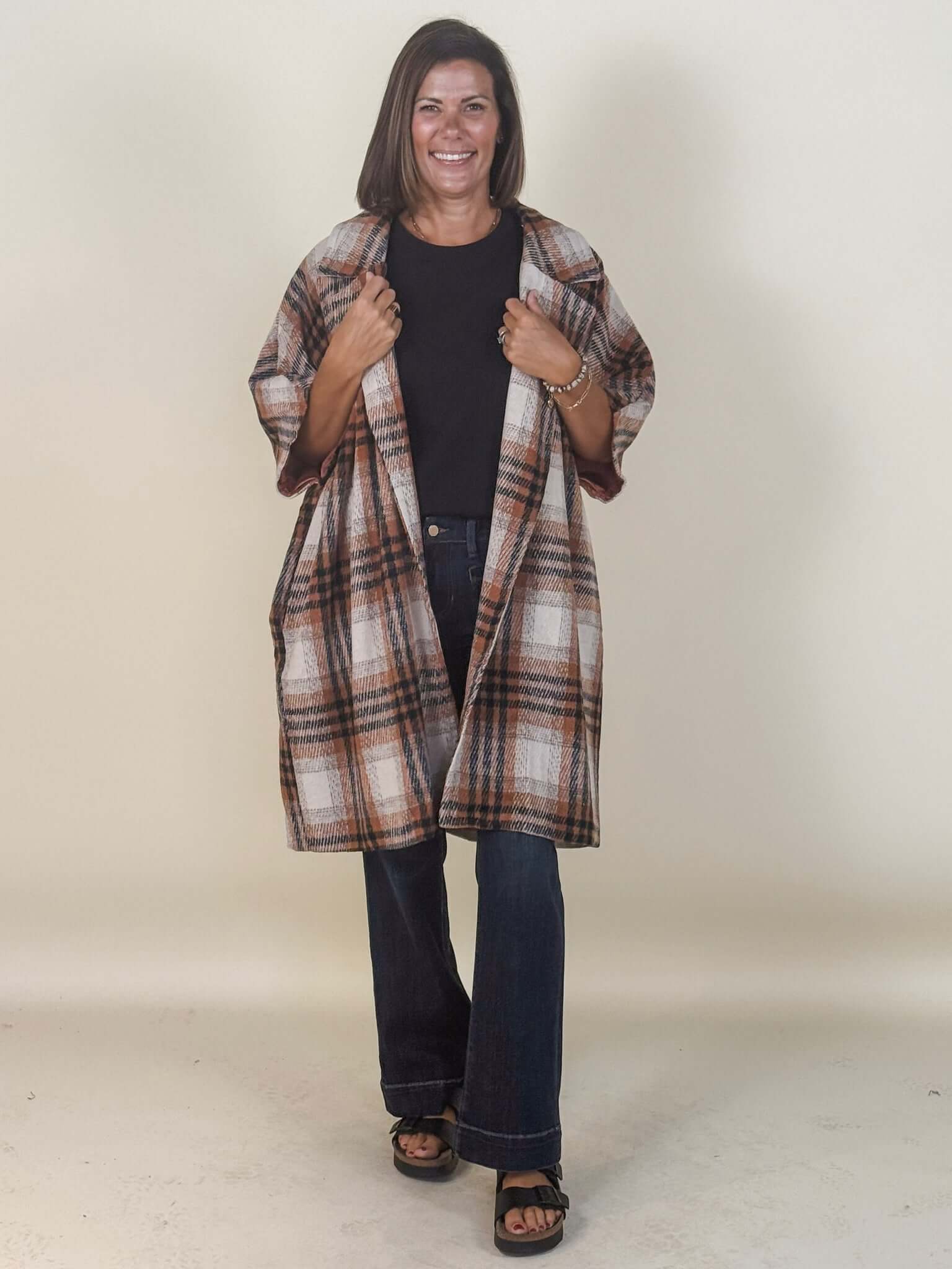 Autumn Plaid Coat
