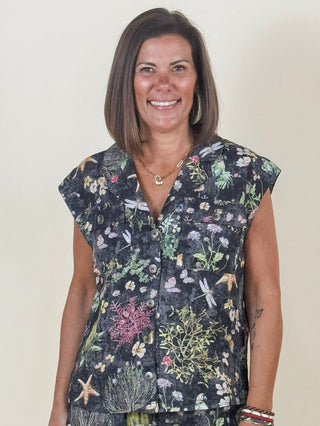 Bonnie Button Down Camp Shirt