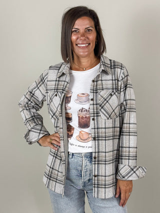 Tia Plaid Button Up