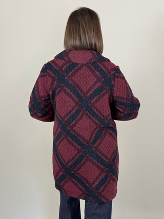 Bonnie Boucle Knit Long Jacket