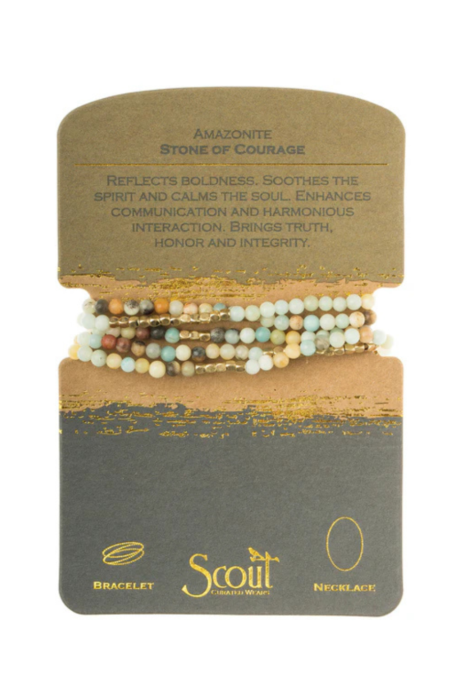 Stone Wrap: Amazonite - Stone of Courage