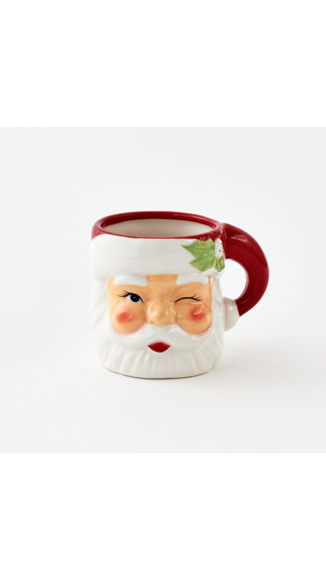 Winking Santa Mug