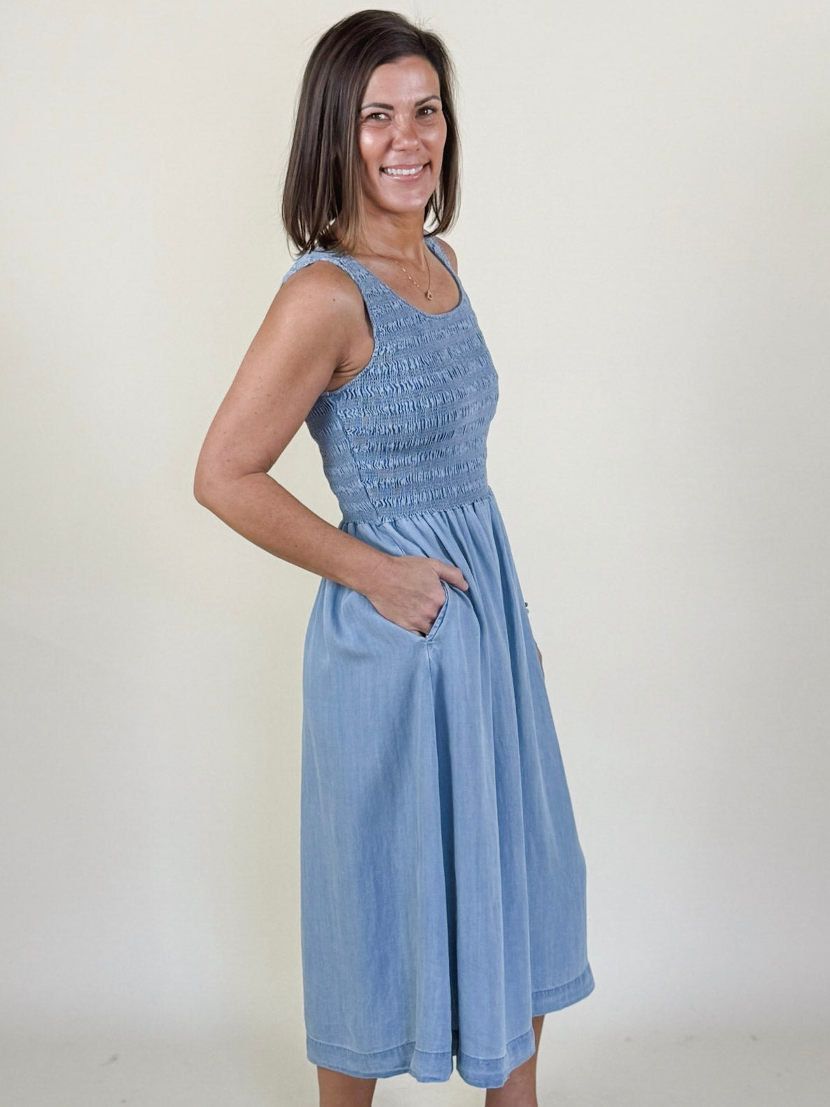 Max Sleeveless Tencel Maxi Dress