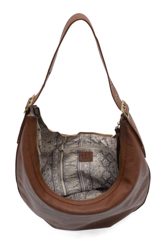 Nadia Buckle Large Hobo - Russet