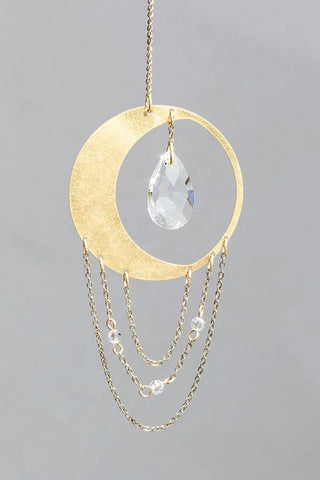 Mini Suncatcher - Crescent Moon/Balance