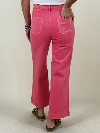 Trisha Patch Pocket Twill Pants