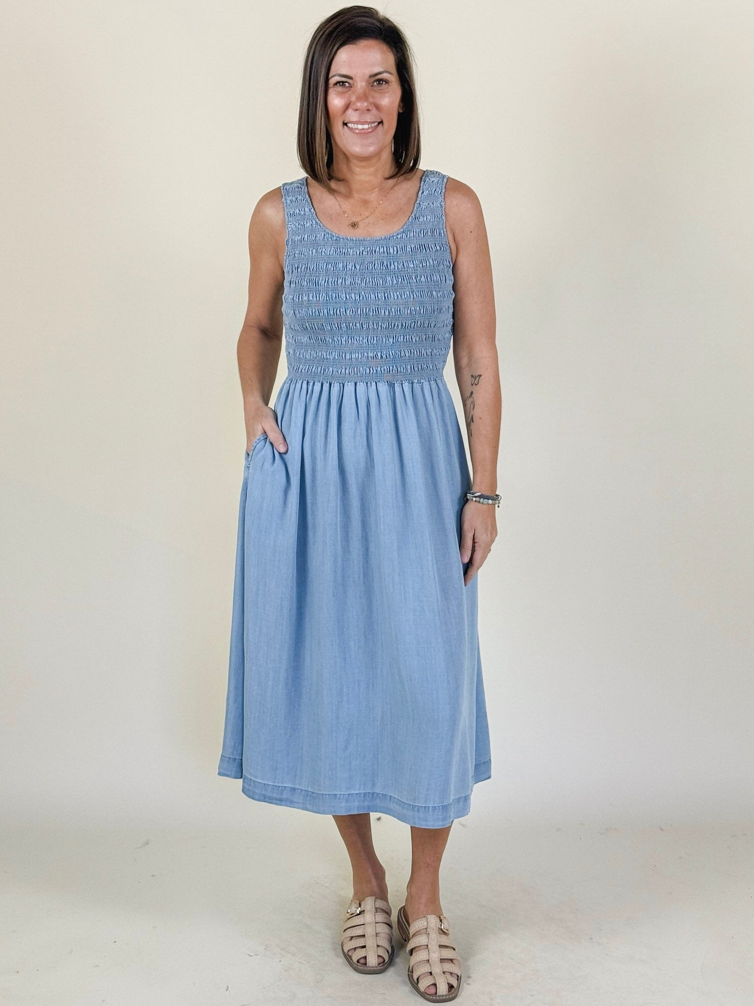Max Sleeveless Tencel Maxi Dress
