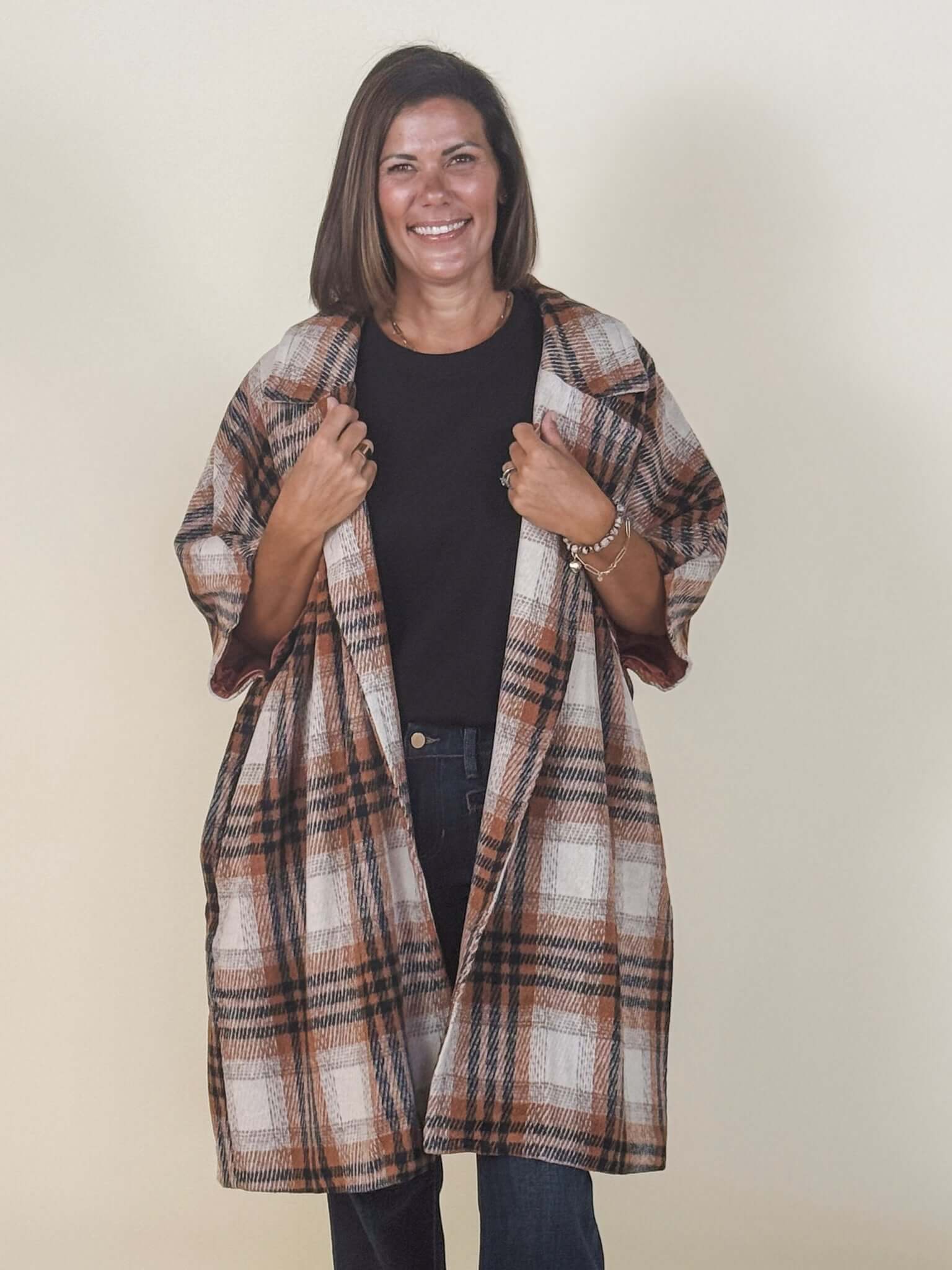 Autumn Plaid Coat
