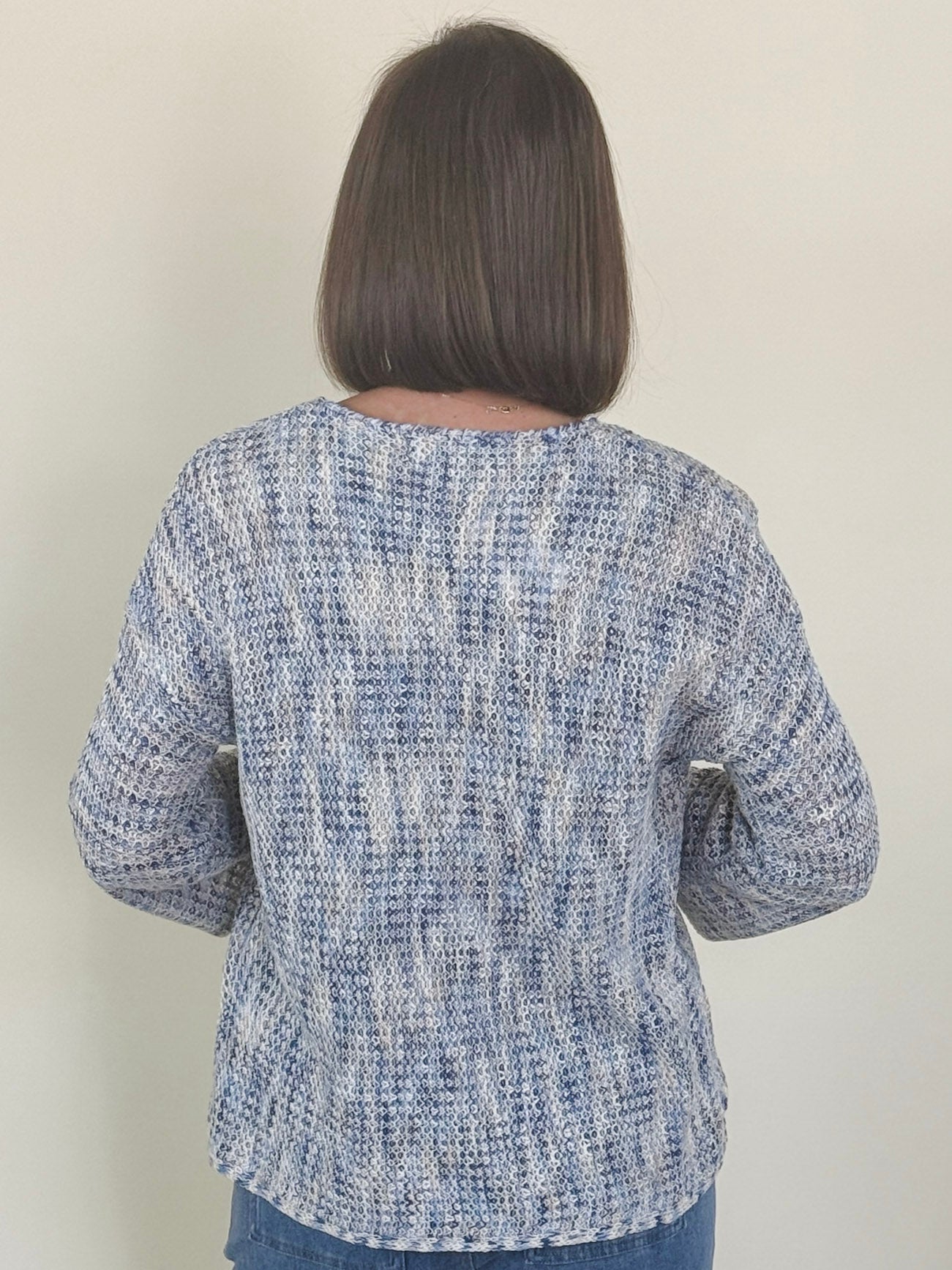 Misty 3/4 Sleeve V-Neck Sweater