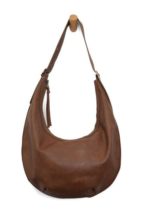 Nadia Buckle Large Hobo - Russet