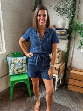 [Liverpool] Serene Short Sleeve Romper