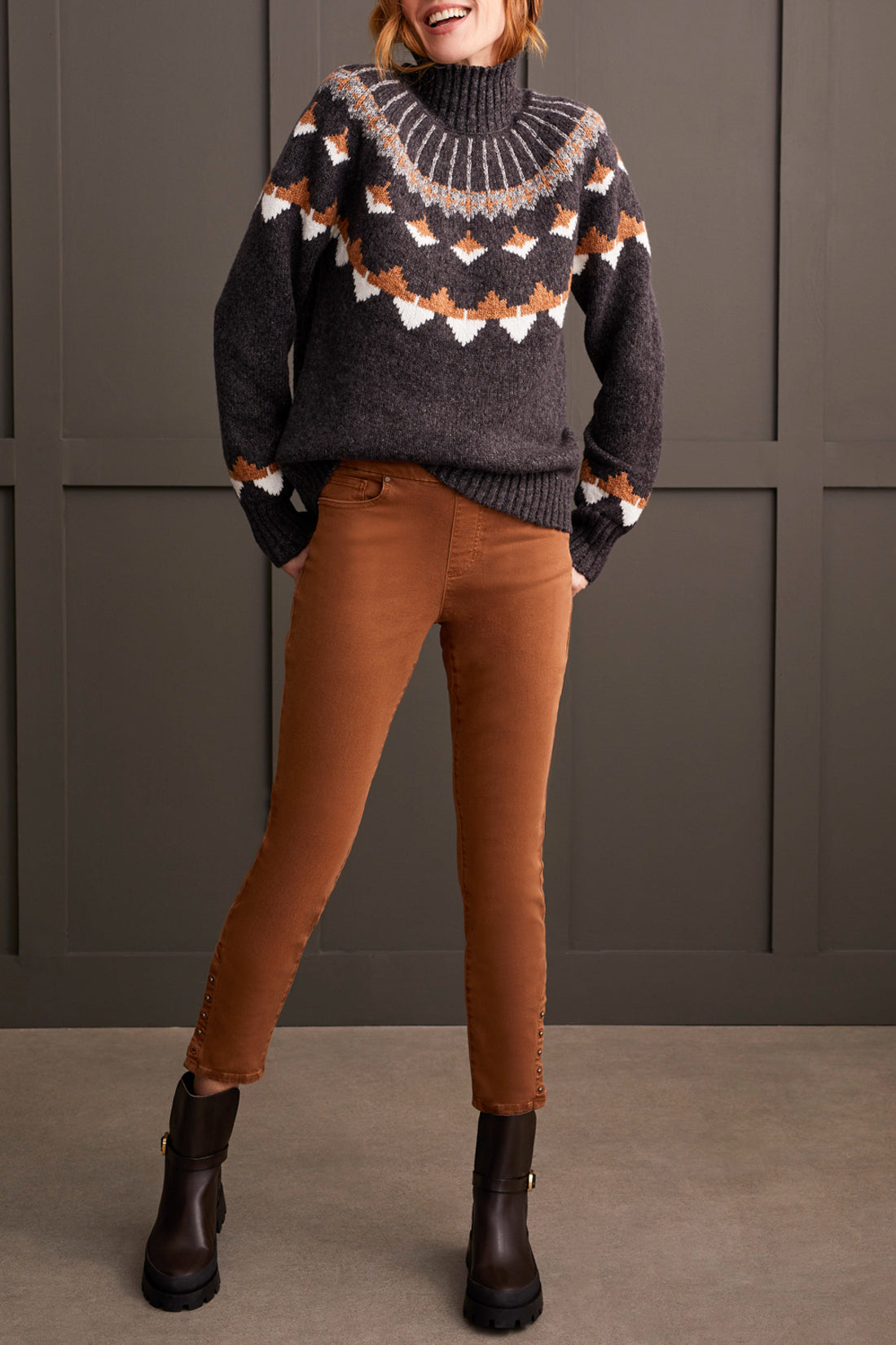 [TRIBAL] Eileen Intarsia Sweater