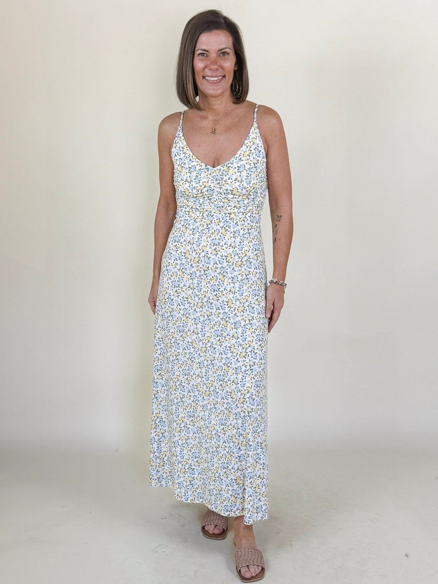 [Z Supply] Faya Idra Ditsy Maxi Dress
