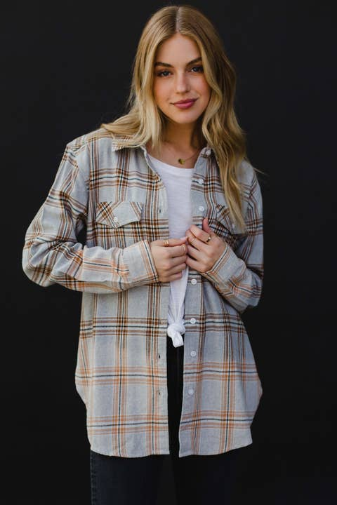 Maisy Plaid Flannel Shirt