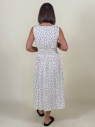 Alessia Smocked Waist Printed Dress