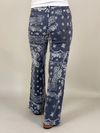 Winifred Wide Leg Printed Pants