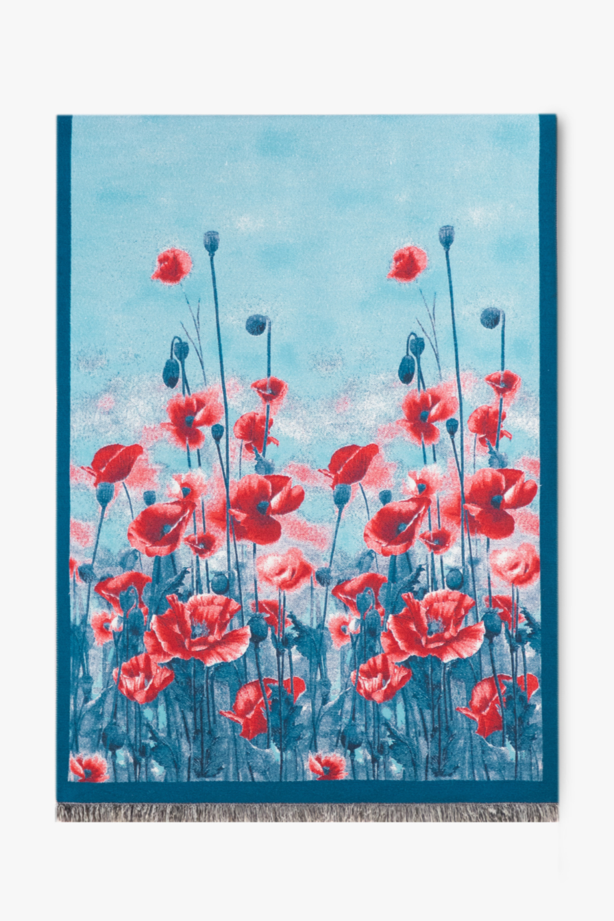 Poppy Field Premium Scarf