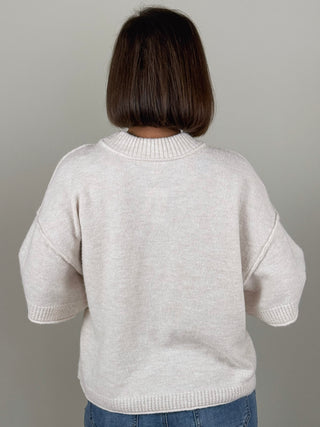 [TRIBAL] Lofty Elbow Sleeve Sweater