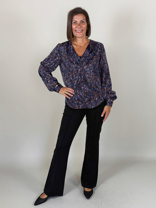 [Liverpool] Brenna Long Sleeve Blouse