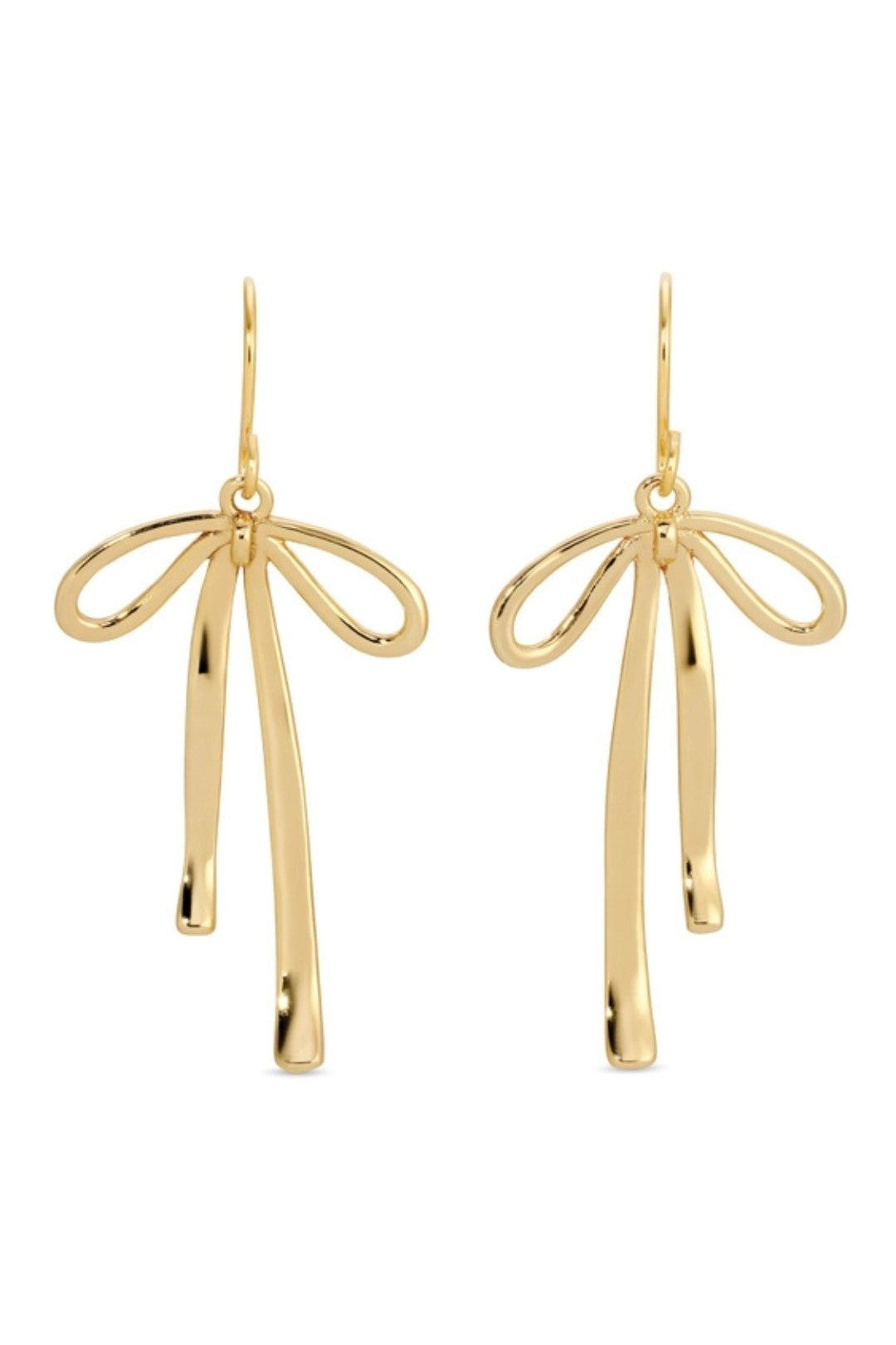 Fabulously Perfect Flowy Bow Earrings