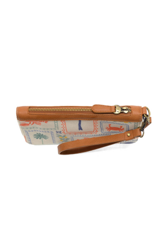 Coastal Charm Chloe Zip Around Wallet/Wristlet - Canvas