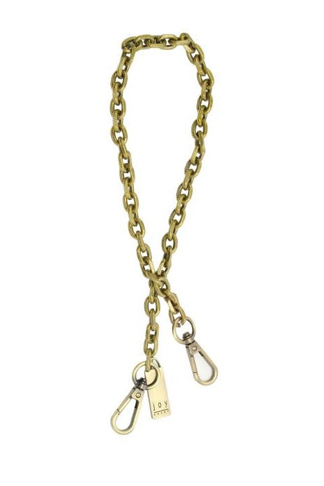 42" Antique Brass Cable Chain Strap