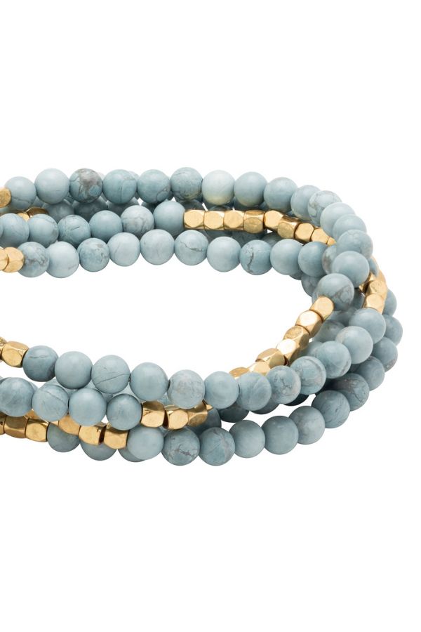 Stone Wrap: Blue Howlite - Stone of Harmony
