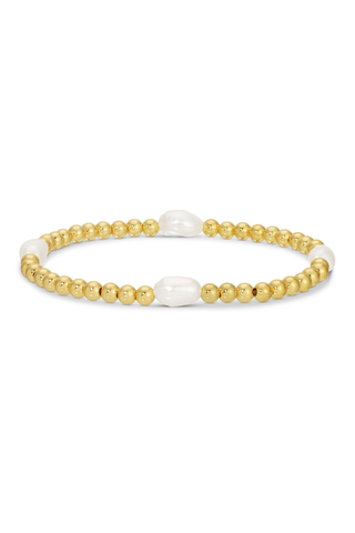 4mm Stretch Medium Pearl Bracelet