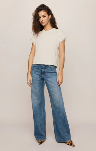 [Z Supply] Marika Lace Trim Muscle Tee