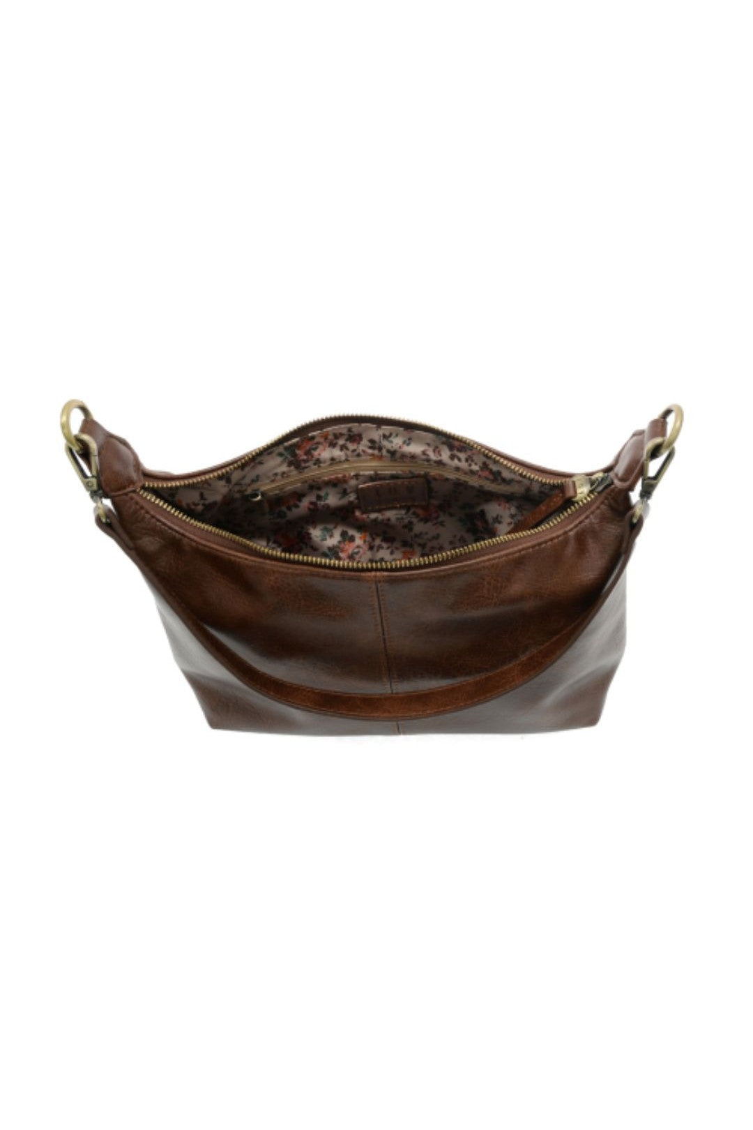 Danna Top Zip Crossbody - Hickory