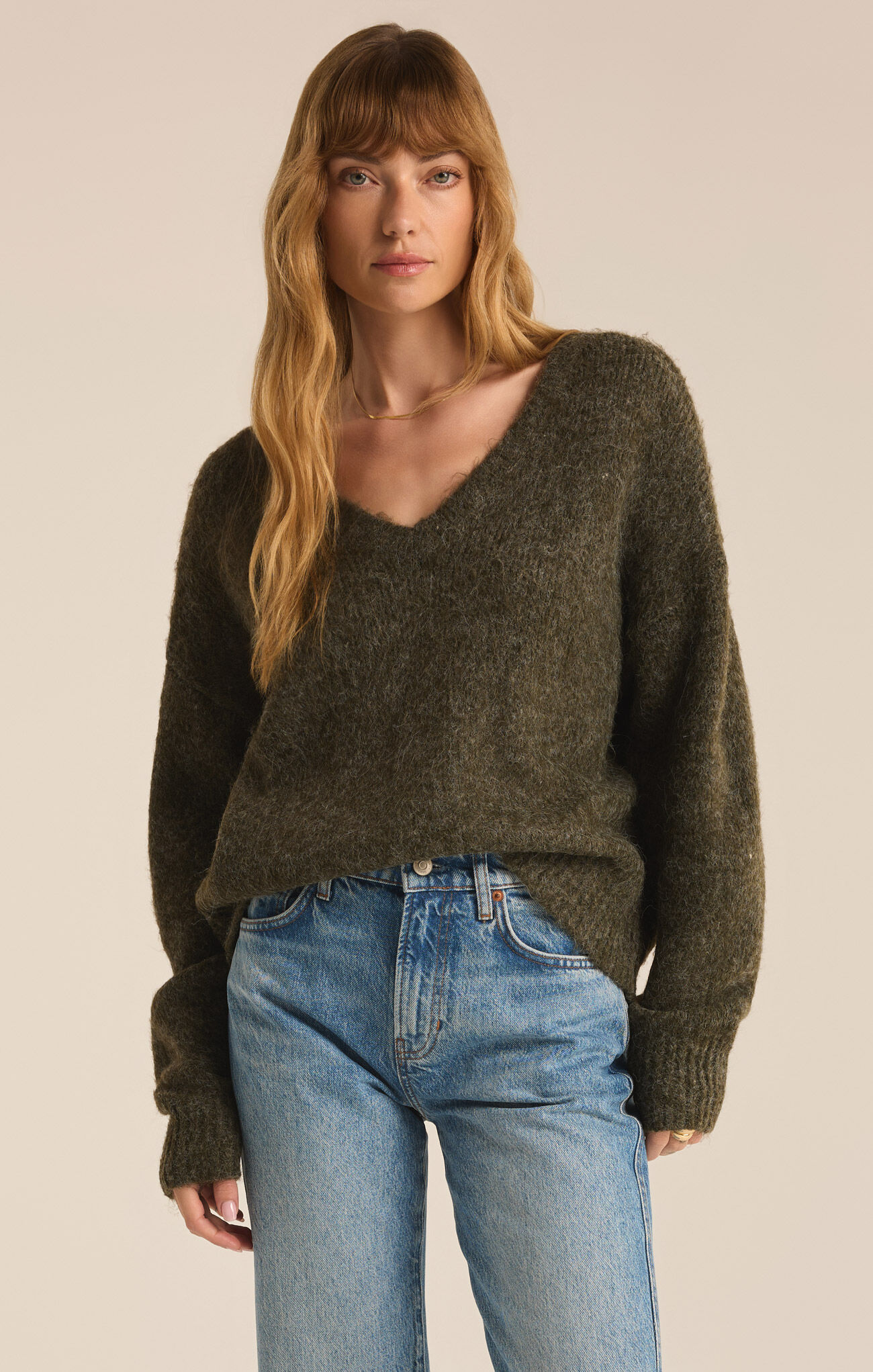 [Z Supply] All I Want V-Neck Sweater