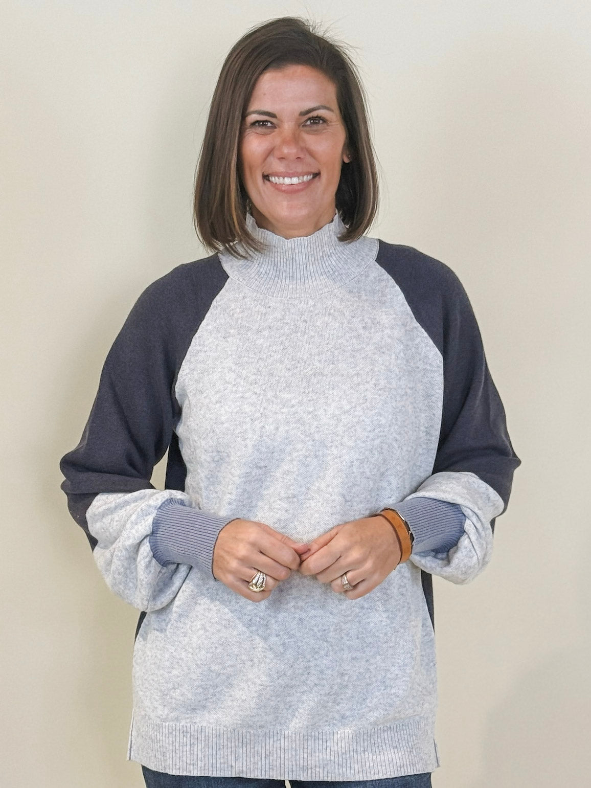 Sally Mock Neck Sweater