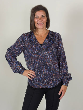 [Liverpool] Brenna Long Sleeve Blouse