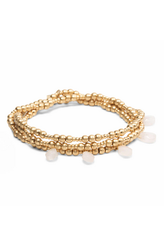 Metal Wrap - Timeless/Rose Quartz/Gold