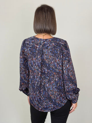 [Liverpool] Brenna Long Sleeve Blouse